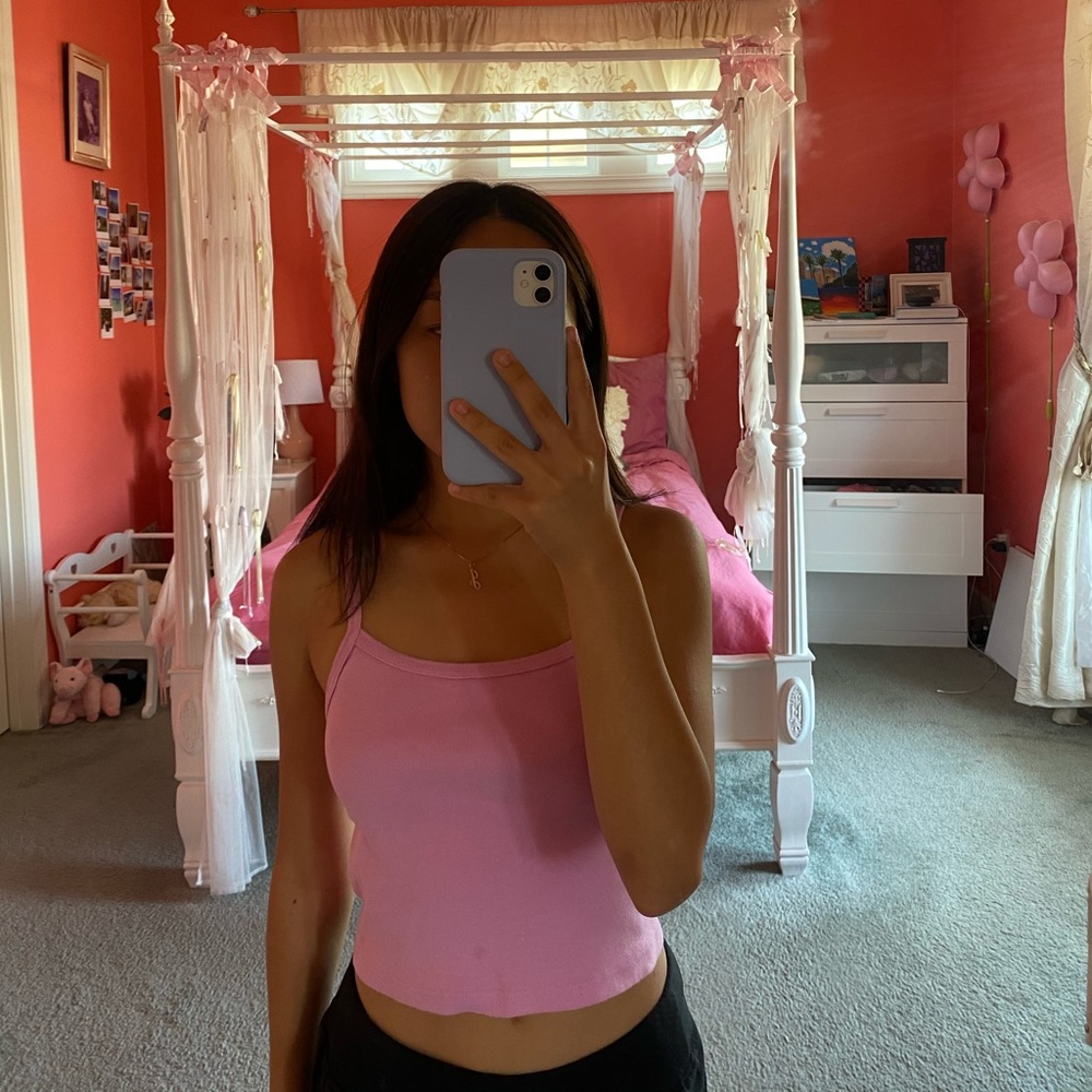 Brandy Melville Pink Belle Tank